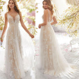 Diynav Explosion Of New Lace Sexy V-Neck Sleeveless Wedding Dress Dress Dress Dress