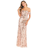 Diynav Ebay Sexy Sling Strip Long Dress Deep V-Neck Elastic Drag Dress