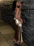 Diynav girl gold backless evening dresses, prom dresses HZ1017