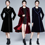 Diynav Windwear Women's Long Mid-2025 Autumn And Winter New Popular Women's Temperament Waist Coat Coat European Tide