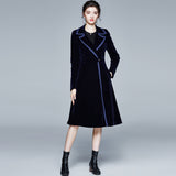 Diynav Windwear Women's Long Mid-2025 Autumn And Winter New Popular Women's Temperament Waist Coat Coat European Tide