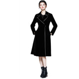 Diynav Windwear Women's Long Mid-2025 Autumn And Winter New Popular Women's Temperament Waist Coat Coat European Tide