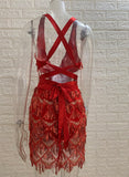 Diynav Sales 2025 New Gliders Two Sets Spliced Sexy Showback Club Tied With Dress Woman