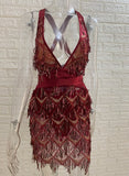 Diynav Sales 2025 New Gliders Two Sets Spliced Sexy Showback Club Tied With Dress Woman