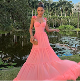 Diynav Sleeveless Long Prom Dress, Evening Dresses HZ1017