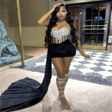 Diynav Birthday Outfit Black Velvet Sheath Homecoming Dresses, Custom Made Party Dresses HZ1017