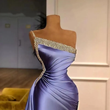 Diynav formal dresses, beaded evening dresses, one shoulder evening dress, evening dresses short, elegant formal dresses HZ1017