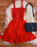 Diynav A-line Hot Pink Homecoming Dress, Hot Pink Summer Outfit Dress HZ1017