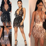 Diynav Sales 2025 New Gliders Two Sets Spliced Sexy Showback Club Tied With Dress Woman