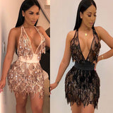 Diynav Sales 2025 New Gliders Two Sets Spliced Sexy Showback Club Tied With Dress Woman