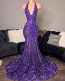 Diynav prom dresses, mermaid prom dresses, custom make evening dresses, fashion prom dresses, halter prom dresses, sparkly formal dresses HZ1017
