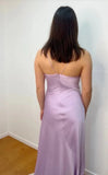 Elegant Lilac Dresses Gowns Evening Dresses Spaghetti Straps Long Prom Dress Satin Formal Party Dress HZ1108