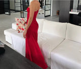 Elegant Lilac Dresses Gowns Evening Dresses Spaghetti Straps Long Prom Dress Satin Formal Party Dress HZ1108