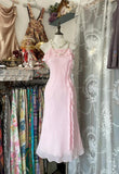 Sweet Pink Spaghetti Strap Chiffon Sheath Short Party Dresses HZ1108