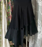 Elegant Black V-neck Chiffon Short Prom Dresses Simple Party Dresses HZ1108