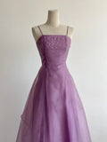 Elegant Purple Spaghetti Straps A-Line Tulle Long Prom Dresses Gothic Formal Evening Gowns HZ1108