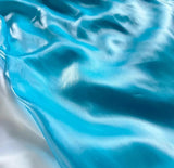 Stunning Blue Satin Strapless A-Line Prom Dresses Birthday Evening Dresses HZ1108