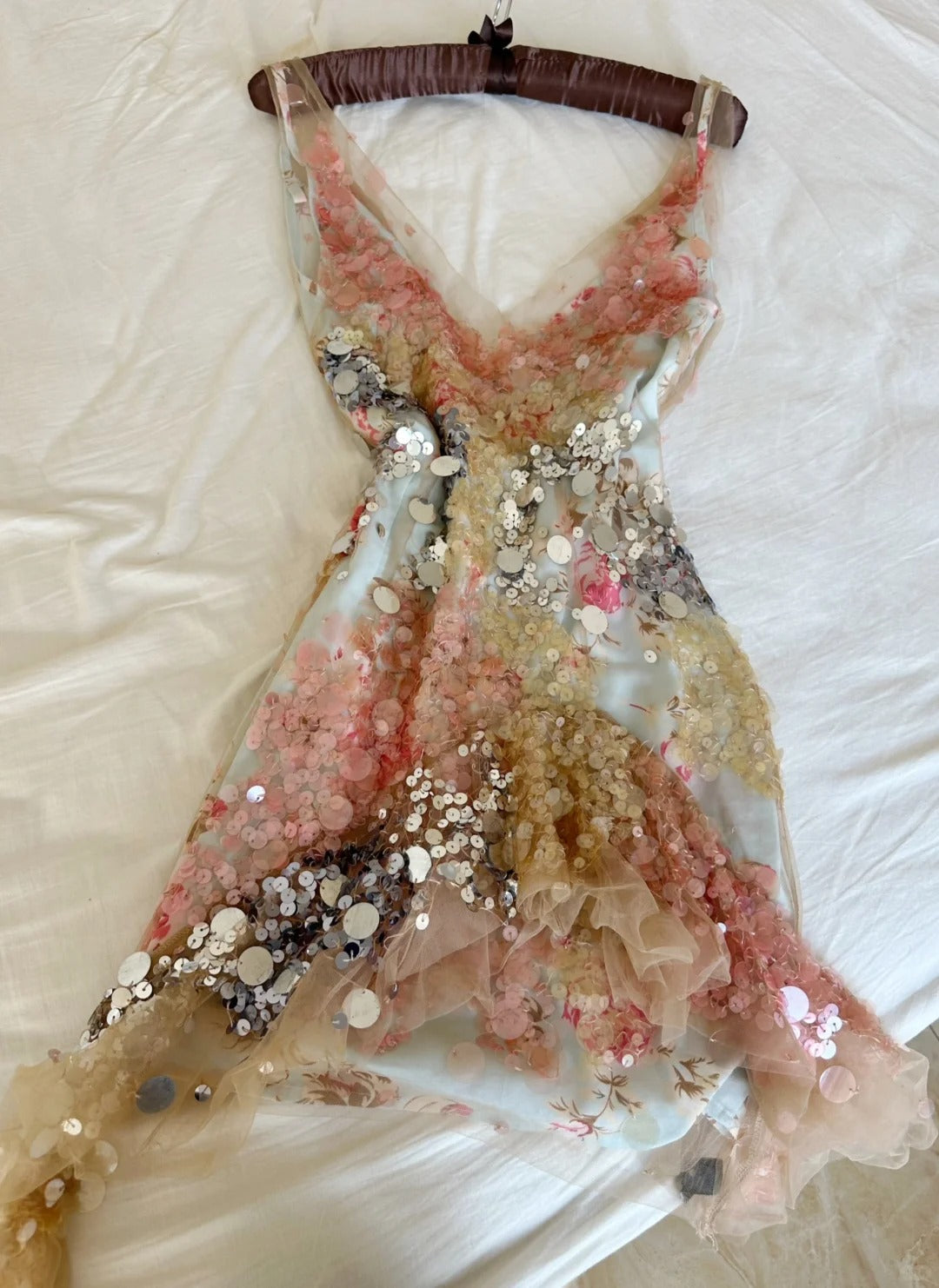 Stunning V-neck Bodycon Party Dress Sequin Chiffon Short Prom Dresses Sparkly Homecoming Dresses HZ1108