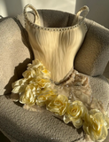 Fashion Butter Yellow Square Neck Bodycon Beaded Tulle Short Prom Dresses Gorgeous Homecoming Dresses HZ1108