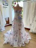 Diynav a-line wedding dress with floral HZ1017