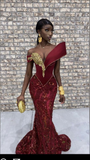 Diynav African mermaid wedding dress, engagement dress, mermaid prom dress HZ1017