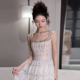 Diynav Wedding Dress Heavy Lifting High-End French Super Fairy Morning Robe Out Of The Same Banquet Dress Dress Dress