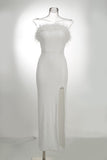 Diynav High-End Women's Sexy Out-To-Shoulder Tective Dress Dress Dress Dress Dress Dress Woman
