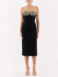Diynav Skirt Sexy Diamond Bra Dress Dress High-End Light Luxury Niche Evening Dress Dedicated