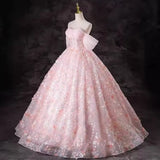 Diynav Fairy Evening Dress Pink Word Shoulder Vocal Piano Art Princess Ponpong Skirt Adult Ceremony Host Dress Dress