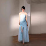 Diynav Dress 2024 New Offshore Necromanquin Smear Dress Visual Shiny Mesh Dress