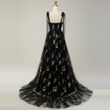 Diynav Temperament Famous Birthday Party Adult Ceremony Performance Dress Long Evening Dress Shredded Flower Slings Bra Little Dress Woman
