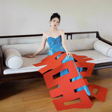 Diynav Robe New Chinese Female Bride Toasting Engagement Dress High-End Light Luxury Niche Braid Design Dress Autumn