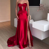 Diynav Temperament Elegant Wrapped Breasts One-Word Long Banquet Big Evening Dress Bridesmaid Dress Dress