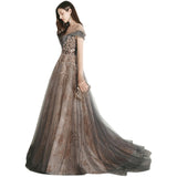 Diynav Evening Dress Women's 2025 New Temperament Company Annual Birthday Lienlight Host Art Test Tailing Dress