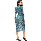 Diynav Fork Straight Collar Nail Buckle Tangle Folded Cheongsam Dress Women's New Spring And Summer 2025