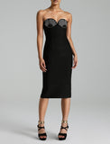 Diynav Skirt Sexy Diamond Bra Dress Dress High-End Light Luxury Niche Evening Dress Dedicated