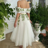 Diynav Evening Dress 2025 New Summer White Shoulder Can Usually Wear Thin And Medium Long Host Dress