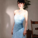 Diynav Dress 2024 New Offshore Necromanquin Smear Dress Visual Shiny Mesh Dress