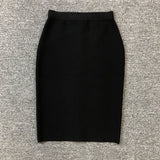 Diynav And Elastic Classic Skirt Sexy Bag Hip Skirt Black Dress Long 58Cm Export Quality