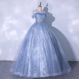 Diynav 2025 New Vocal Art Test Temperament Cinderella Piano Performance Ponpong Skirt Shoulder Evening Dress Woman