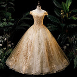 Diynav Performance Costume Female Puffy Dress Long Vocal Art Dress Host Annual Evening Dress