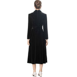 Diynav Industry Liliang Long Sleeve Long Sleeves Long-Sleeved Dress + Belt Autumn Women's New 2024