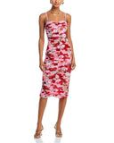 Diynav And Summer New Fashion Flowers Milk Silk Brith Flower Fork Dress Can Be Adjusted To Hang The Dress Woman