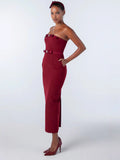 Diynav Women's Bag Ass Dress Girl Spring And Summer Burst Open Fork Dress Sexy Dress