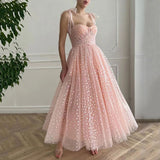 Diynav Evening Dress 2025 New Summer Fine Shoulder Belt Mid-Long Ball Dress Birthday Long Wedding Party Dress