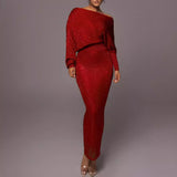Diynav New Slanted Shoulder Sexy Women's Dress