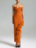 Diynav Dress With Chest V-Neck Sexy Bare Shoulder Feathers Open Name Girl With A Dress Girl