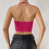 Diynav Sales 2025 Fashion New Color Ding Net Fish Bone Strapped With A Deransized Double Folded Small Vest