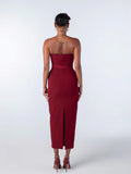 Diynav Women's Bag Ass Dress Girl Spring And Summer Burst Open Fork Dress Sexy Dress