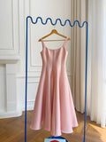 Diynav Hepburnian Niche Temperament Retro Sling Under Hem Pendulum Sling Dress Skirt Dress Tide